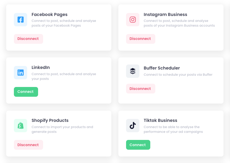 Integraciones sociales