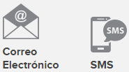 Correo y SMS