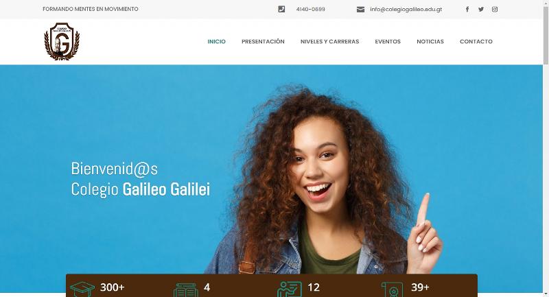 Rediseño de sitio web para Colegio en Mazatenango, Suchitepéquez